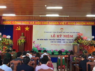 Đắk Nông: Tăng cường xây dựng hệ thống Mặt trận các cấp vững mạnh