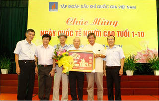 Chăm lo cán bộ hưu trí - nét sáng của văn hóa doanh nghiệp dầu khí