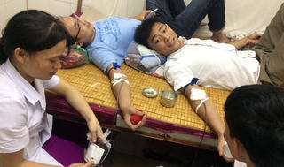 3 bác sỹ Nghệ An hiến máu cứu sống sản phụ bị băng huyết