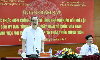 Cùng suy nghĩ, hành động ứng phó biến đổi khí hậu
