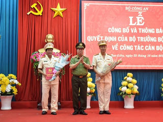Giám đốc Công an tỉnh Bạc Liêu làm Cục trưởng Cục Tổ chức cán bộ Bộ Công an