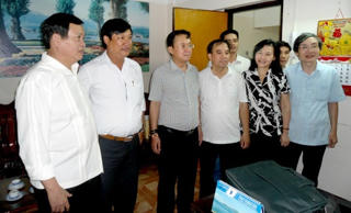 Đoàn công tác UBTƯ MTTQ VN thăm và làm việc với VPĐD Báo Đại Đoàn Kết Nam Trung bộ và Tây Nguyên