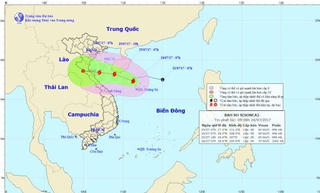 Bão số 4 có khả năng suy yếu thành áp thấp nhiệt đới khi đi vào đất liền