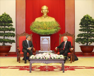 Tổng Bí thư tiếp Phó Thủ tướng Quốc vụ viện Trung Quốc
