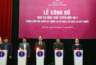 Đăng ký thuốc và kê khai giá thuốc qua mạng
