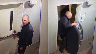 Người đàn ông tay không trộm nguyên cây ATM 130kg