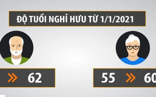 Từ năm 2021 tuổi nghỉ hưu được điều chỉnh theo lộ trình
