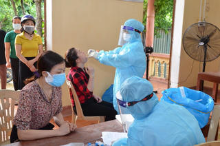 Trong vài giờ đồng hồ, ổ dịch thị trấn Nông Cống có liên tiếp 6 ca mắc Covid-19