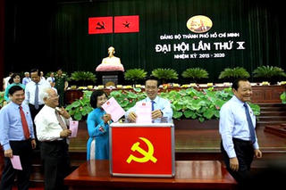 Bầu 69 thành viên Ban Chấp hành Đảng bộ TP Hồ Chí Minh khóa X