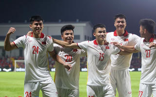 [ẢNH]Cơn mưa bàn thắng xuất hiện trong trận U23 Việt Nam - U23 Singapore