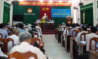 Ủy ban MTTQ tỉnh Quảng Ngãi tổ chức Hội nghị lần thứ năm