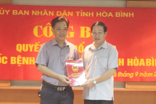 Bệnh viện Đa khoa Hòa Bình có Giám đốc mới