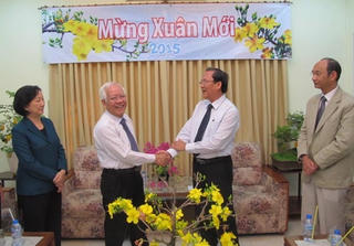 Lãnh đạo TP Hồ Chí Minh thăm và chúc Tết các cơ sở Tôn giáo
