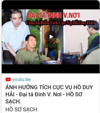 'Bác' tin Đại tá Đinh Văn Nơi phát ngôn liên quan đến vụ án Hồ Duy Hải