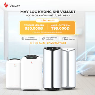 Vinsmart mở bán máy lọc không khí và giải pháp thông minh độc quyền trên Vsmart online