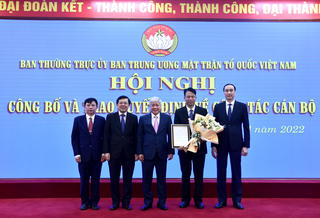 Trung tâm Bồi dưỡng cán bộ và Nghiên cứu khoa học MTTQ Việt Nam có tân Giám đốc