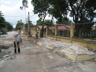 Sập sàn bêtông công trình làm một công nhân thiệt mạng