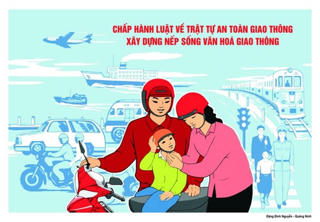 Trao giải tranh cổ động về an toàn giao thông