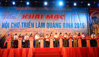 Khai mạc hội chợ triển lãm Quảng Bình năm 2015