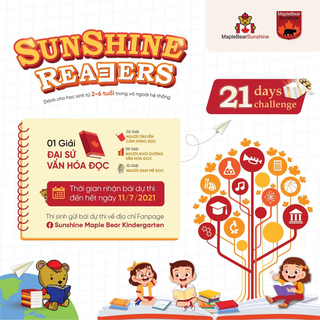 Trải nghiệm 21 ngày đọc thú vị cùng Sunshine Maple Bear qua dự án Sunshine Readers