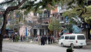 Nửa đêm ném mìn nhà Giám đốc Công an tỉnh