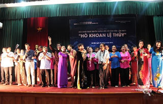 'Hò khoan Lệ Thuỷ'  giữa lòng Hà Nội