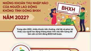15 khoản thu nhập không tính đóng BHXH năm 2022