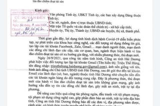 Giả danh lãnh đạo tỉnh để lừa đảo trên Internet
