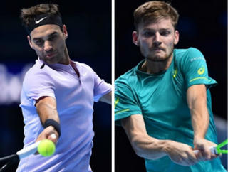 Federer thua ngược Goffin, dừng bước ở bán kết ATP Finals