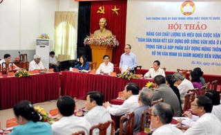Nâng cao hiệu quả các cuộc vận động