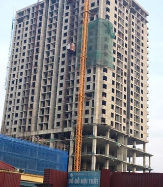 Vụ sập giàn giáo tại chung cư Mỹ Sơn Tower: Chủ đầu tư cố tình thi công?