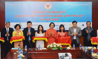 Khai trương Trung tâm Báo chí Đại hội Thể thao toàn quốc 2018