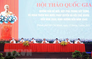 Chủ tịch nước: Phải tạo được đột phá trong xây dựng và hoàn thiện thể chế