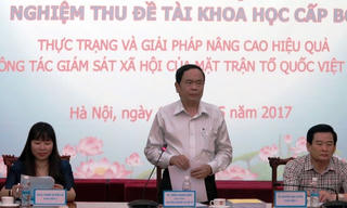 Nâng cao hiệu quả giám sát xã hội của MTTQ Việt Nam