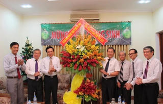 Phó Chủ tịch Lê Bá Trình chúc mừng lễ Giáng sinh tại Hội thánh Tin lành Việt Nam