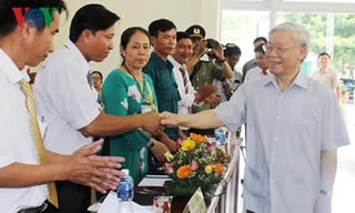 Tổng Bí thư Nguyễn Phú Trọng thăm, làm việc tại Phú Yên