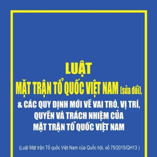 Hỏi đáp về Luật Mặt trận Tổ quốc Việt Nam (kỳ 6)