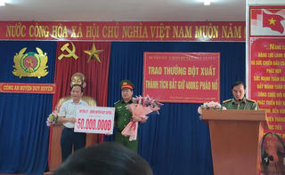Quảng Nam: Thưởng nóng Công an huyện Duy Xuyên