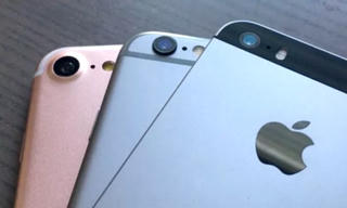 Lộ ảnh iPhone 7 rõ nét đặt cạnh iPhone 6s và iPhone SE