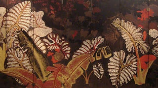 50 tác phẩm  tại triển lãm sơn mài.