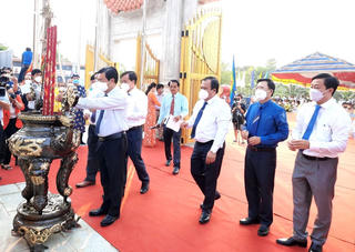Cà Mau: Công trình trùng tu Đền thờ Hùng  Vương khánh thành dịp Giỗ tổ