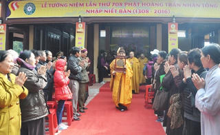 Tưởng niệm 708 năm Phật hoàng Trần Nhân Tông nhập niết bàn