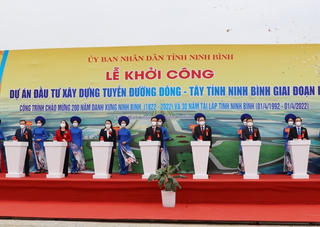 Thường trực Ban Bí thư Võ Văn Thưởng dự lễ khởi công dự án 1.500 tỷ đồng