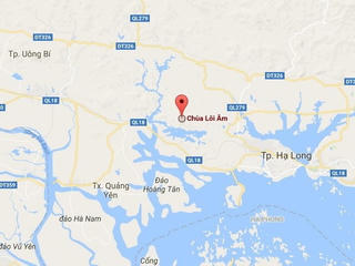 Cháy lớn ở rừng thông đặc dụng tại chùa Lôi Âm thuộc Quảng Ninh