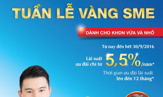 VietinBank gia hạn Chương trình 'Tuần lễ vàng SME'