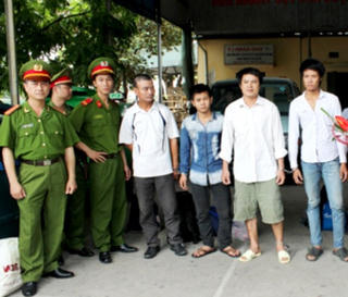 Thanh Hóa: Bắt các đối tượng truy nã từ phía nam về quy án
