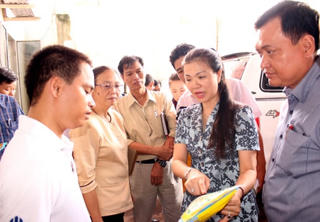 Giám sát vật tư nông nghiệp  tại huyện Hóc Môn