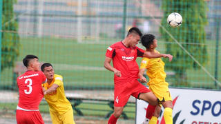 [ẢNH] Đấu tập nội bộ U22 Việt Nam: Nỗ lực chinh phục thày Park