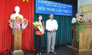 An Giang: Bà Trần Thị Thanh Hương  làm Chủ tịch UBMTTQ tỉnh