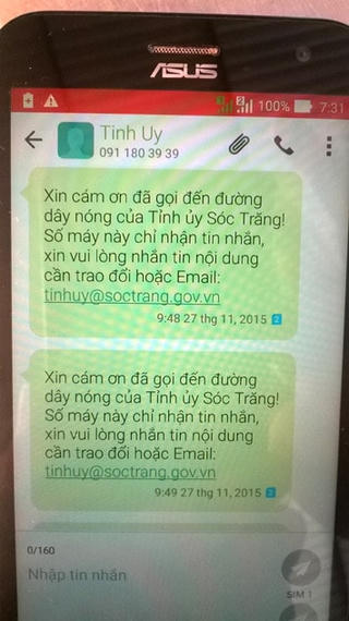 Đường dây nóng ... nguội ngắt